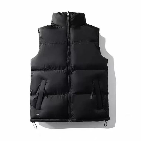 

winter keep warm men's women's vest canada usa style luxury bodywarmer puffer jacket designer coat down ves gilet hommes s-xxl out, Black;white