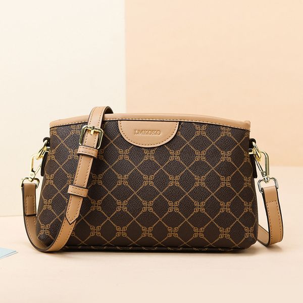 

factory wholesale bag womens high sense new crossbody bag large capacity shoulder bag elegant retro printed womens bag