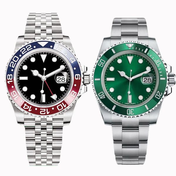 

reloj aaa watches ceramic bezel no date sub watches automatic mechanical movement luminous sapphire waterproof fashion wristwatches gift wat, Slivery;brown