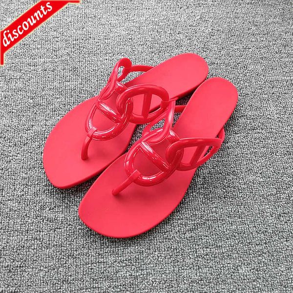

women egerie slipper designer flat sandals beach flip flop new summer net red flat casual 9 11il