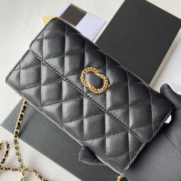 

designer bags womens designer classic flap long wallet bags bifold purse with card holder hollow out badge multi pochette with zipper pouch