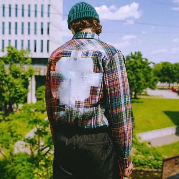 

luxury wool cardigan coat men women jackets shirt designer sweatshirt inkjet arrow brand baseball jacket checkered long sleeve polo shirt, White;black