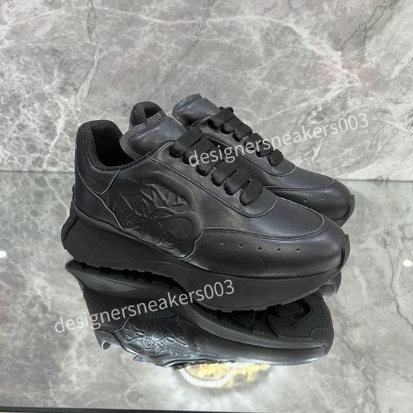 

2023designer casual shoes sole flat hight cut junior spikes flats blue black white diamond men women leather sneaker