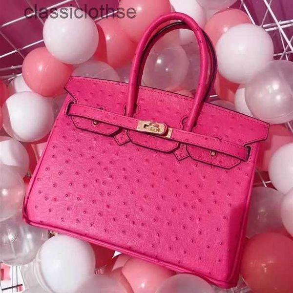 

original edition designer herms briks bags online store bao tiktok an online celebrity yi an ostrich pattern pure cow leather high-end women