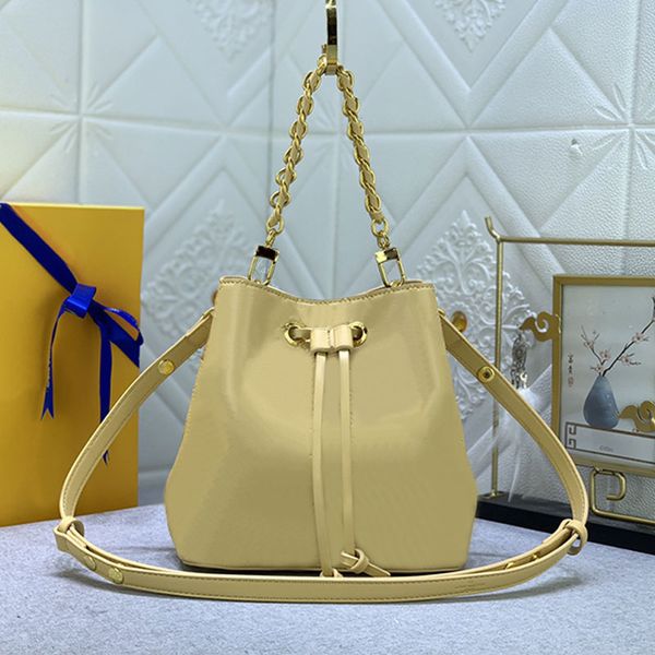 

nano bucket bag weave chain tote bag women shop bag crossbody bags shoulder handbags mini purse canvas leather full letter imprint luxury po