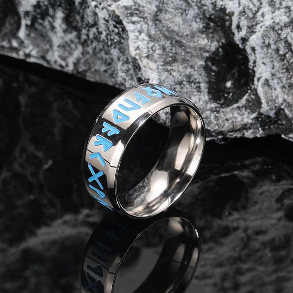 

designer rings punk jewelry stainless steel digital love ring 407h, Silver
