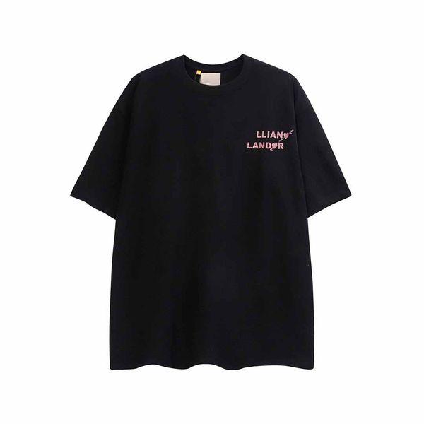 

men's plus tees & polos round neck embroidered and printed polar style summer wear with street pure cotton atfy45, Black;brown