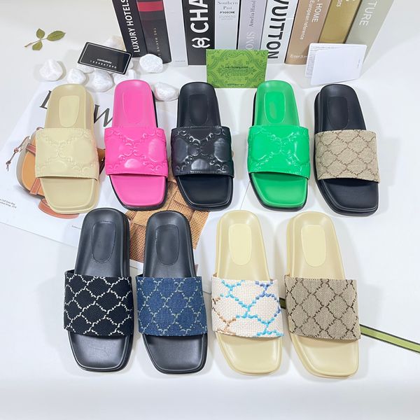 

summer fashion soft bottoming slippers muffin high thick bottoming square head flat flip flops women shoes solid color printed outside with, Black