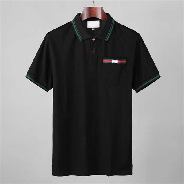 

men's fashion polo shirt luxury italian men's t-shirts short sleeve fashion casual men's summer t-shirt various colors availa, White;black
