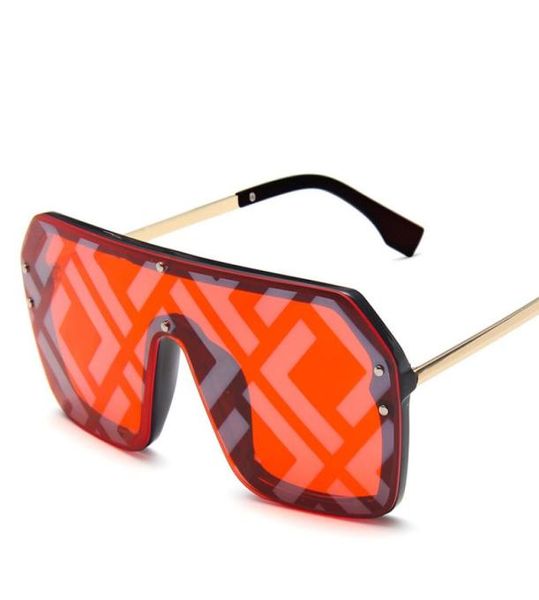 

designer sunglasses mens eyeglasses pc lens full frame uv400 sun proof womens fashion glasses luxury printing f oversize adumbral 4548202, White;black