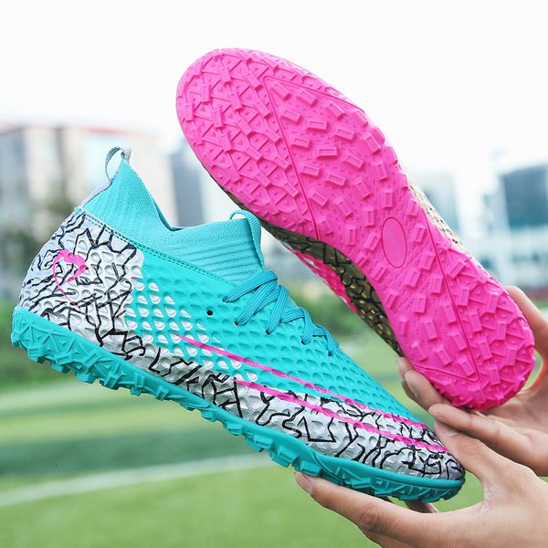 

dress shoes men's football high socks tffg sports indoor futsal club 230330, Black