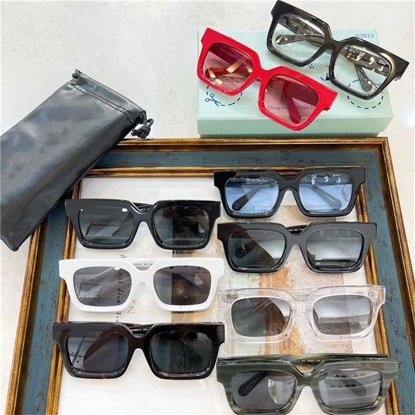 

designer glasses offss new trendsetter white sunglasses box the same ow40001u, White;black