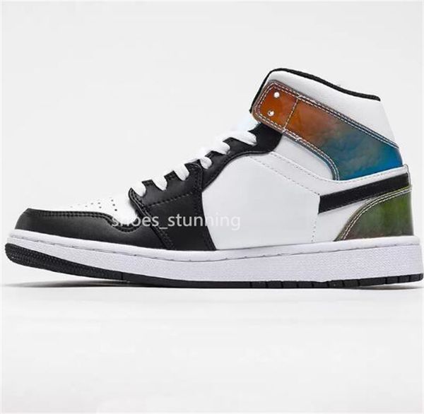 

new release basketball shoes mens jumpman 1 mid heat reactive mens womens banned outdoor sneakers trainers ship with shoebox