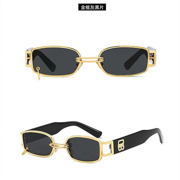 

gentle monster sunglasses designer narrow frame hip hop glasses w002 personalized small box sunglasses, White;black