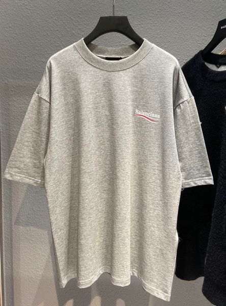 

men's plus tees & polos round neck embroidered and printed polar style summer wear with street pure cotton 5b3ky, White;black