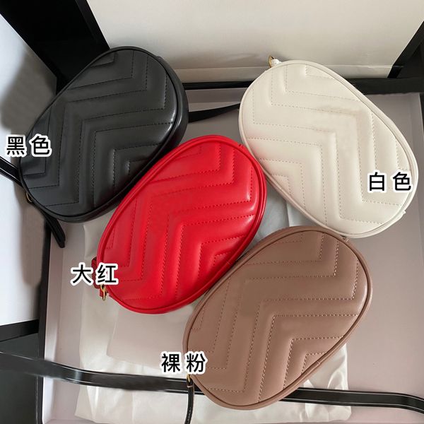 

2022 designer crossbody bag latest stlye famous bubbag straddle fashion one shoulder women's leather sports waistpack aaa mmm76434