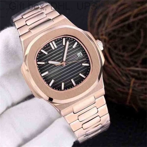 

mens luxury superclone cal324c 3k watches for 5711 pate philipp baida nautilus steel belt mechanical with large quantity and high pricewrist, Slivery;brown