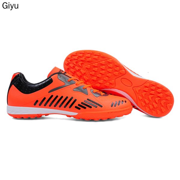 

dress shoes soccer high ankle football boots cleats fg futsal breathable turf large size training sneakers 6151 230330, Black