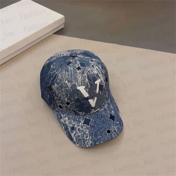 

classic designer hat fashion cap hats for men mens print canvas baseball cap street caps letter with 2colors, Blue;gray