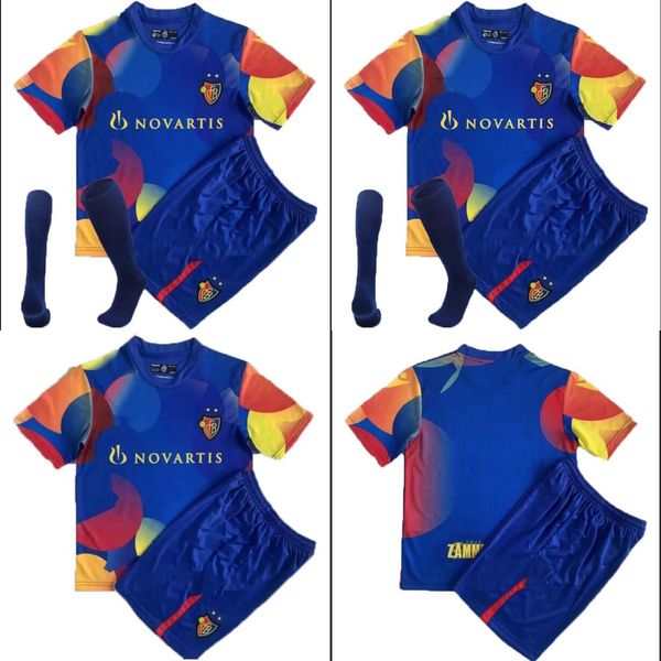 

23/24 special fc basel club soccer jerseys 2024 special edition sets for men's children's equipments uniform football shirt, Black