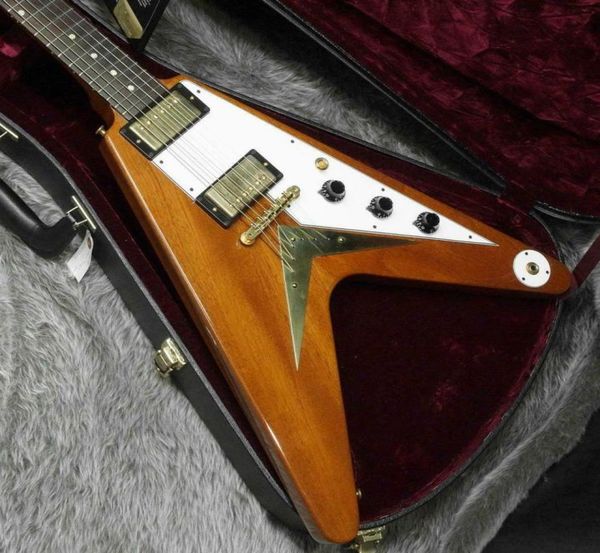 

custom shop 1959 flying v mahogany antique natural 2014 electric guitar1532013