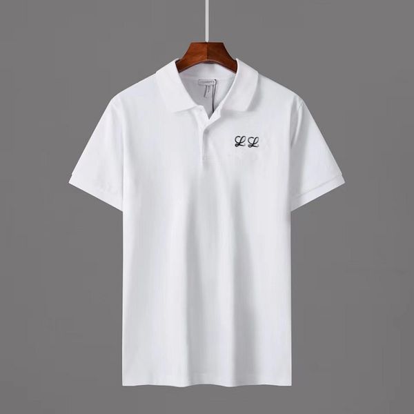 

mens polos shirt summer casual tees short sleeve leisure running sports beach short sleeve men's breathable clothing formal wear, White;black
