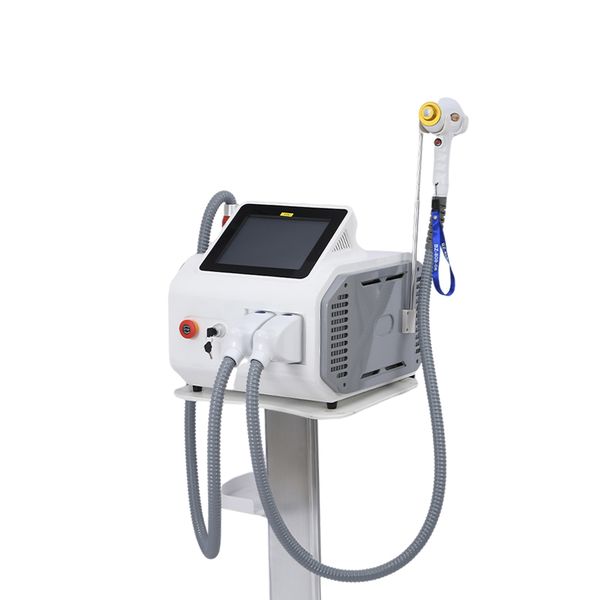 

2023 new design 808 diode laser hair removal picosecond picosecond laser tattoo remove light scar 2 in 1 device, Black