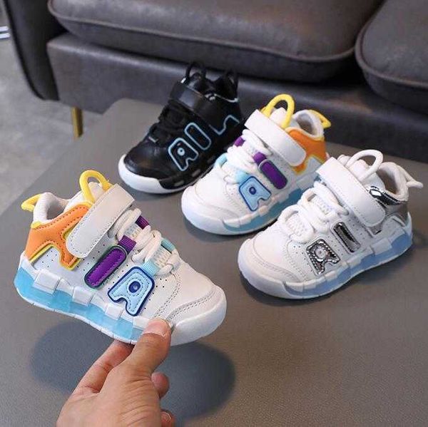 

athletic outdoor spring autumn kids shoes toddler girls boys sports shoes for children leather flats kids sneakers casual shoes 21-30 w0329, Black