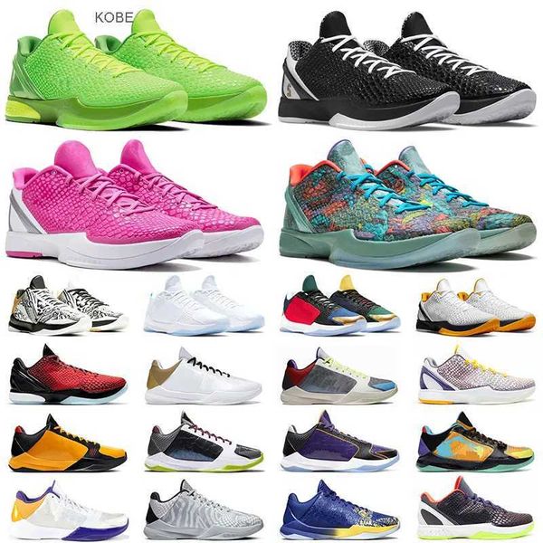 

mamba zoom 6 protro men basketball shoes grinch all-star del sol mambacita alternate bruce lee 5 rings lakers mens trainers outdoor sports s