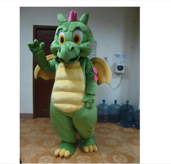 

greendinosaur dragon mascot costume for adults sell party costumes carnival costumes fancy dress costumes size, Red;yellow