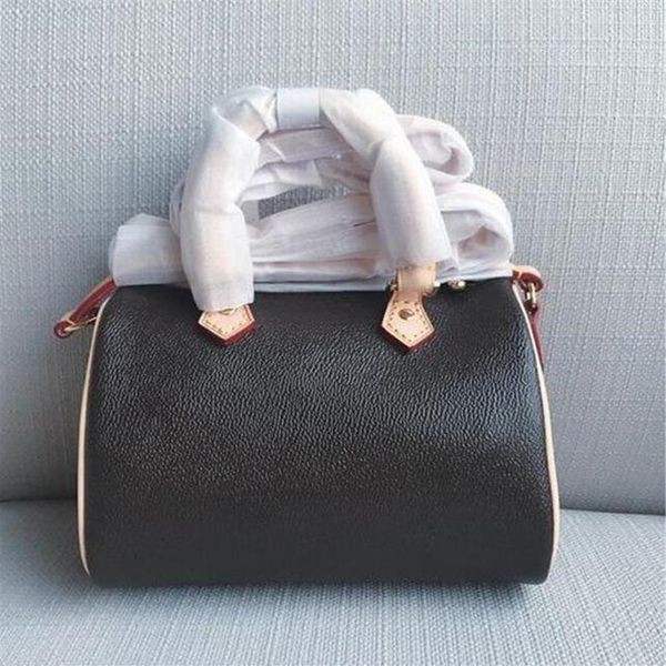 

selling real leather luxury design women mini handbag quality speedy nano shoulder bag fashion crossbody bag nano speedy 214a