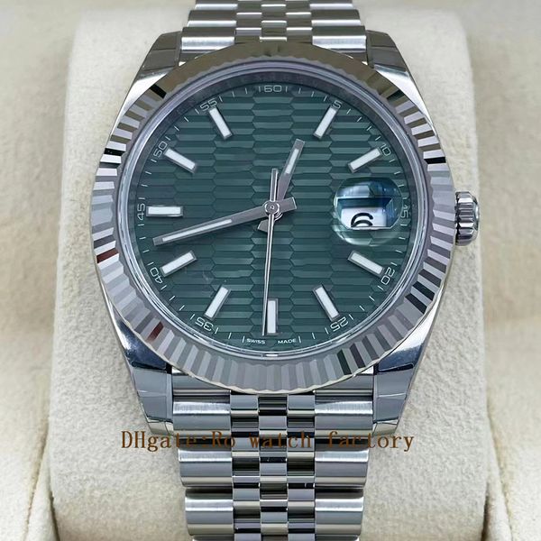 

luxury watch men watches 41mm automatic movement 2813 stainless steel watchs waterproof luminous 126334, Slivery;brown