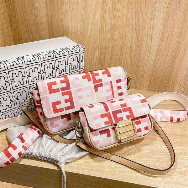 

designer bag handbag summer printing hand-held stick red canvas one shoulder
