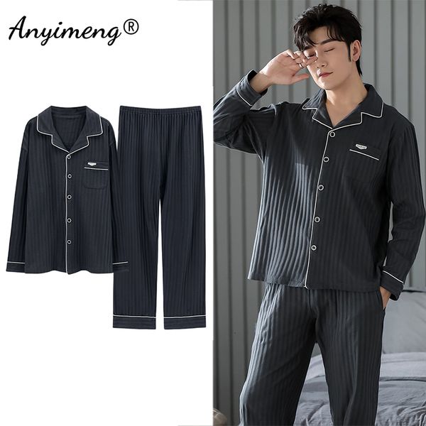 

men's sleepwear business men's casual cardigan men's casual pajamas men's lounge men's autumn soft cotton pajamas s, Black;brown