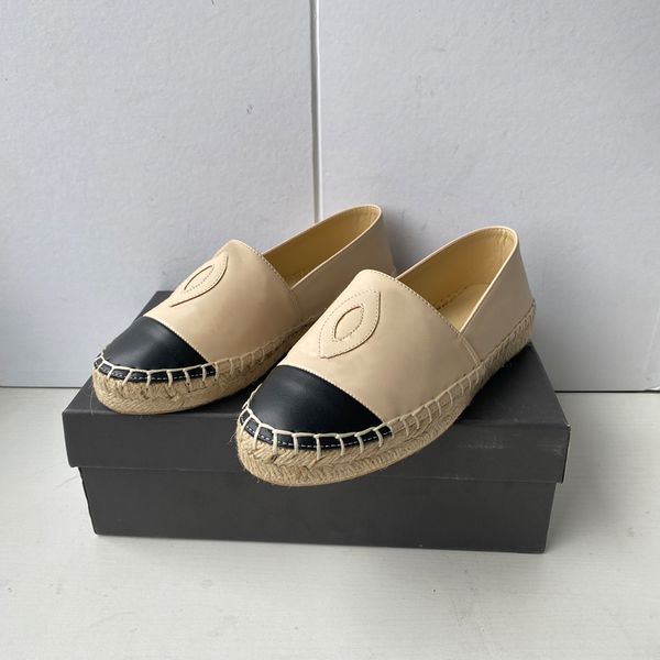 

espadrilles designer shoe luxury sneaker woman casual shoe canvas real leather loafers classic design boots slipper slides by 1978 s55 004, Black