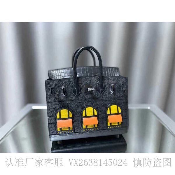 

birkins house bag full handmade american alligator skin women's leather 20cm small mini ayw