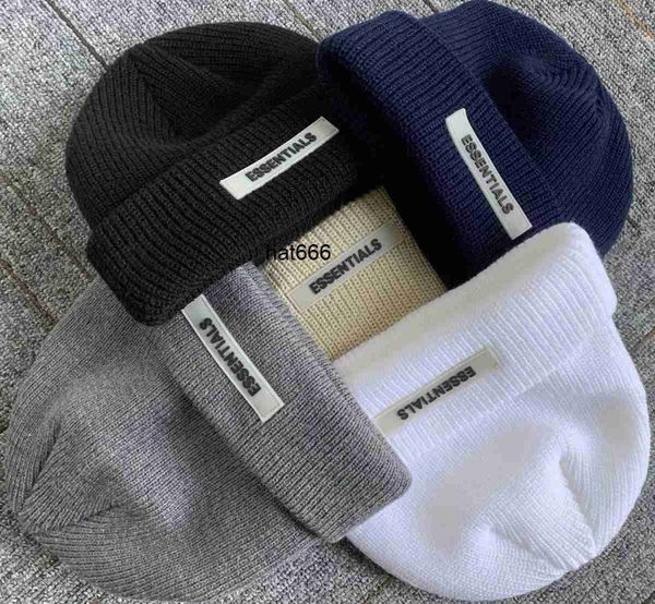 

ess double knitted hat fashion woolen hat high street couple gua skin hat men and women personality fashion ins cold hat, Blue;gray