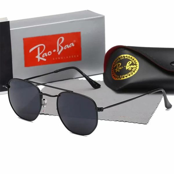 

men rao baa classic brand retro ray 3648 bands women sunglasses luxurys designers sunglasses eyewear band eyeglasses metal frame adumbral su, White;black
