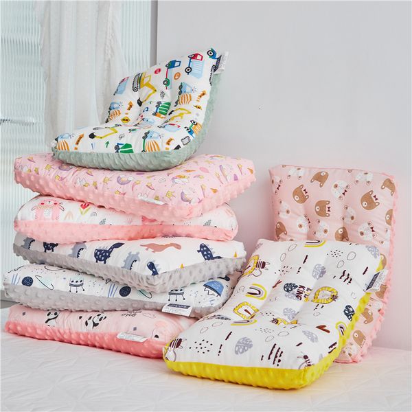 

pillows soft gauze baby comfortable doudou velvet pillow for borns sleep headrest breathable infant kids 230331
