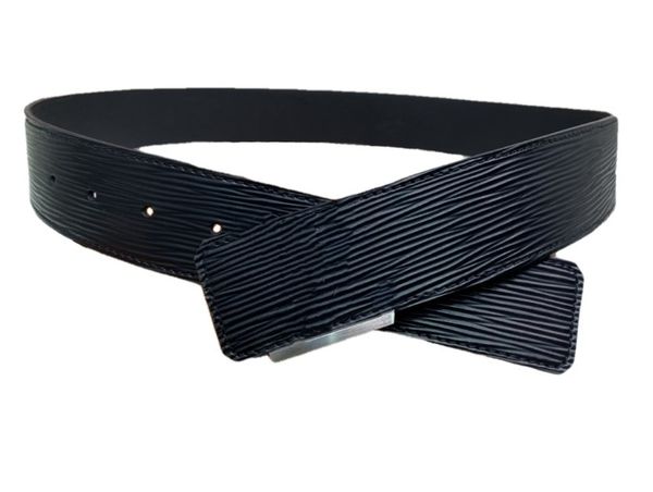 

men's leather belt designer brand belt letter classic casual accessories 4cm, Black;brown