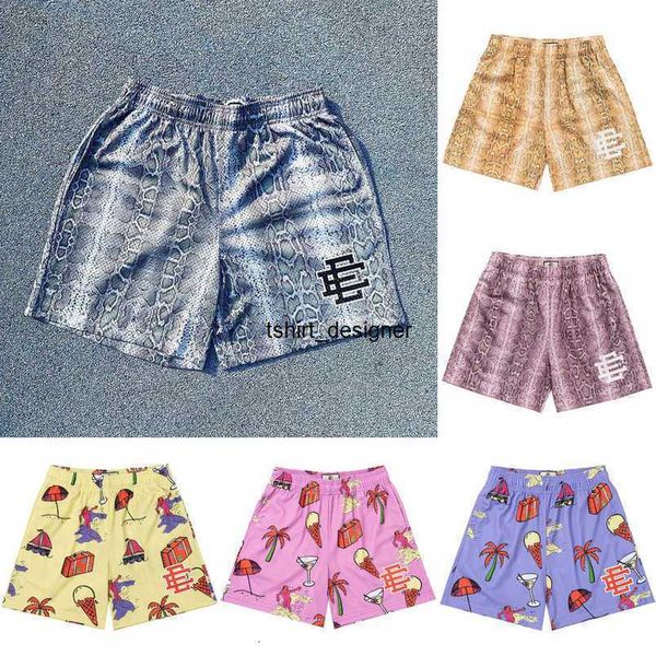 

fashion luxury ee men's shorts eric emanuel basic new york city skyline men women jog casual pant loose fitness muscular sports pants m, White;black