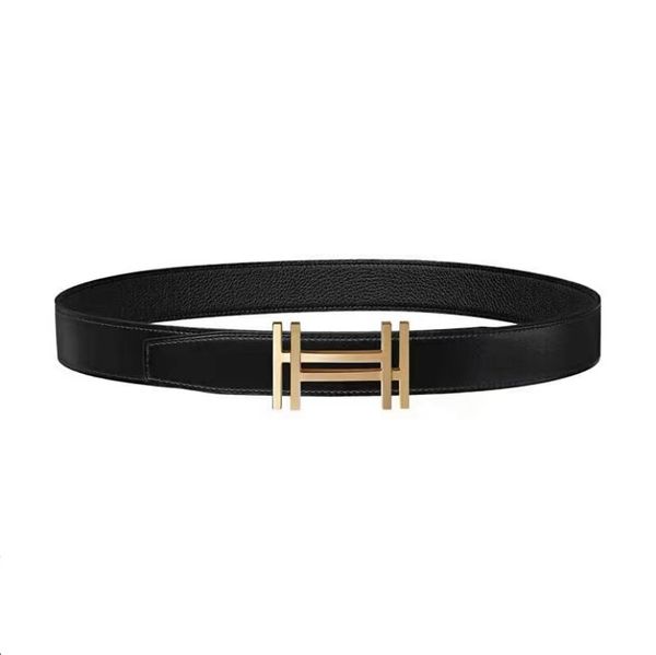 

belts designer belts men's h home classic business casual fashion belt for men waistband womens metal buckle leather belts he80, Black;brown