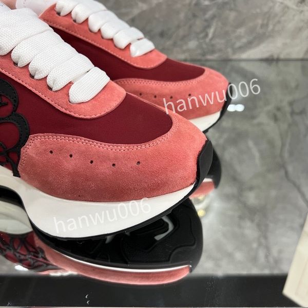 

womens designer casual shoes women leather lace-up sneaker fashion lady flat designer running trainers letters woman shoe platform men gym s, Black