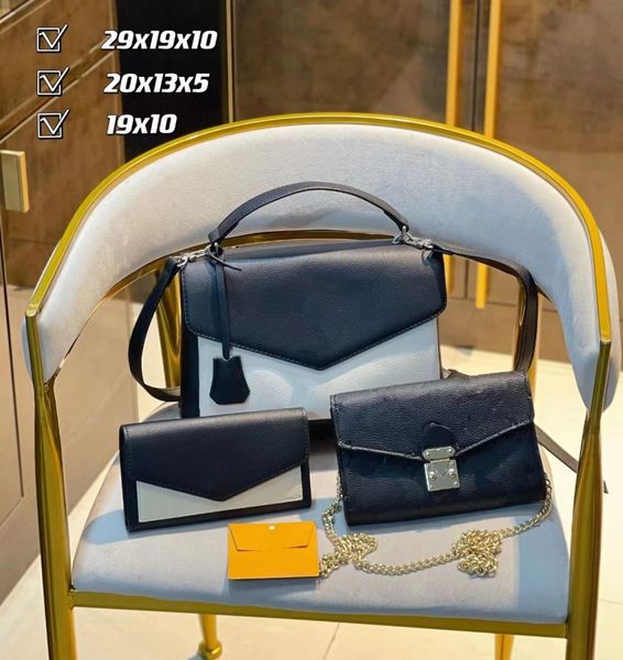 

designer bag fashion temperament commuting 3-in-1 handbag personality high-end atmospheric combination bag