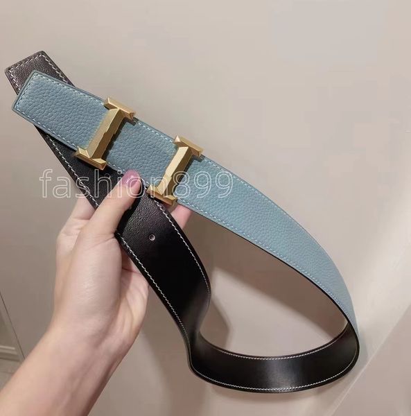 

h togo leather belts for mens and womens designer luxury letter buckle belt fashionable men charm decoration38 mm h0192, Black;brown