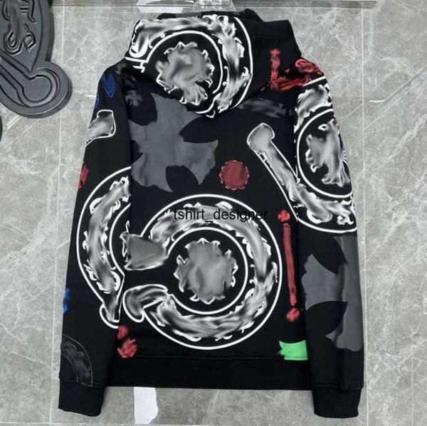 

luxury fashion jackets men's sweatshirts men women classic hoodies zipper hooded sweater designer cross pullover sanskrit hoodie casual, Black;brown