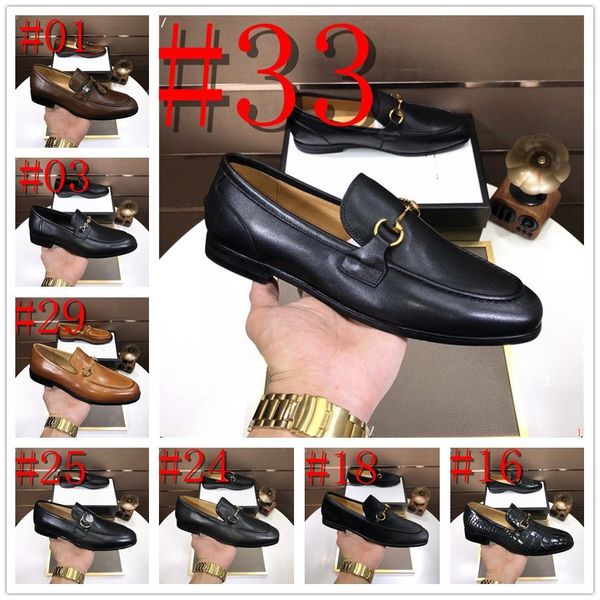 

party shoe men elegant coiffeur designer loafers italian fashion mens shoes wedding dress shoes men's formal luxury brands ayakkabi, Black
