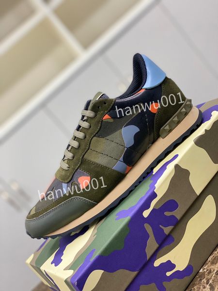 

mens camouflage shoes fashion luxury designer sneakers leather sneaker rubber bottoms flats casual, Black