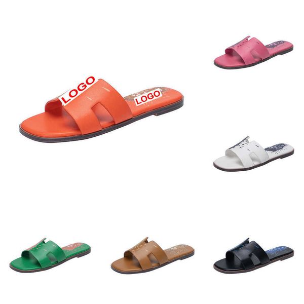 

h graffiti womens summer famous sandals beach slide slippers crocodile skin leather chypre flip flops heel ladies sandali fashion designer o, Black