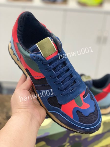 

designer classic men sneaker casual shoes canvas leather luxury sneakers for man designer trainer shoe, Black